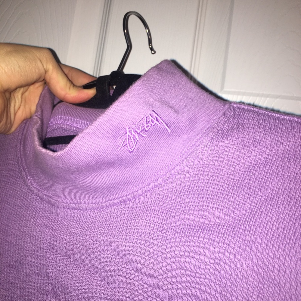 Purple stussy shirt